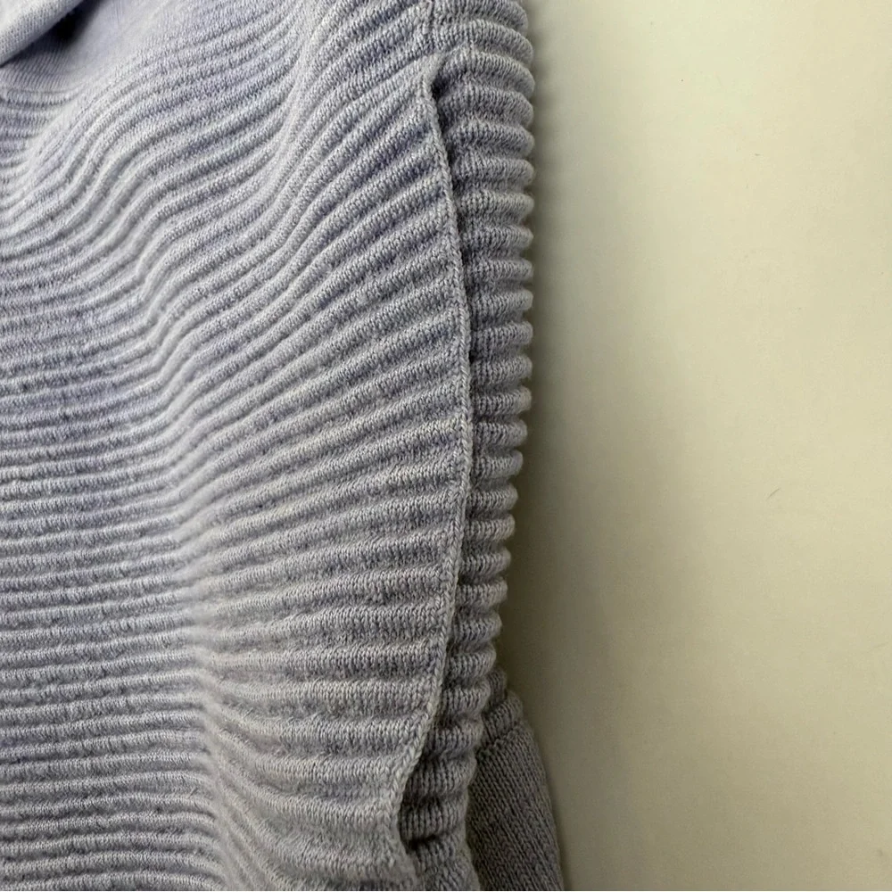 Lululemon Sit In Lotus Wrap II Heathered Lavender Dusk Merino Wool Cardigan
